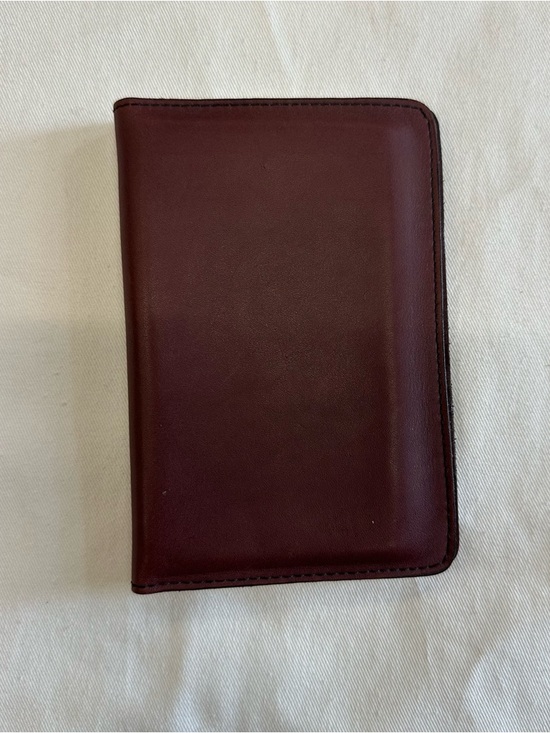 Tiffany & Co. Handbags - Burgundy Leather Passport Wallet